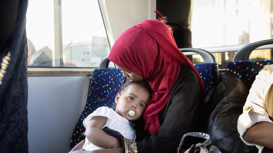 Italy. Refugees reach safety after evacuation from Tripoli