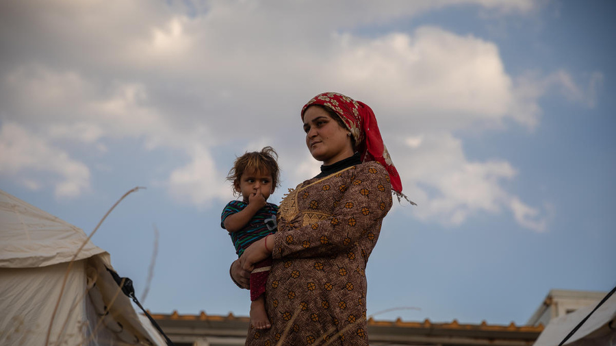 Iraq. UNHCR provides aid and shelter to refugees fleeing north-east Syria