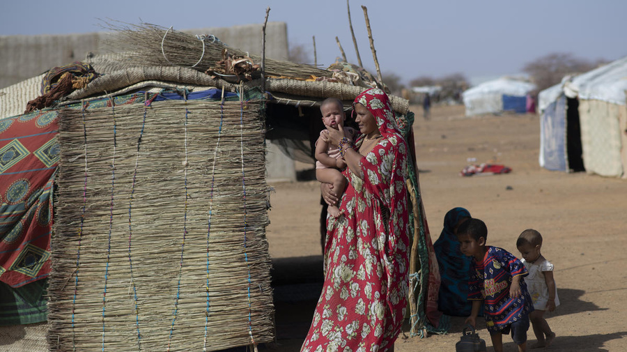 Burkina Faso. UN High Commissioner for Refugees visits Goudoubou camp