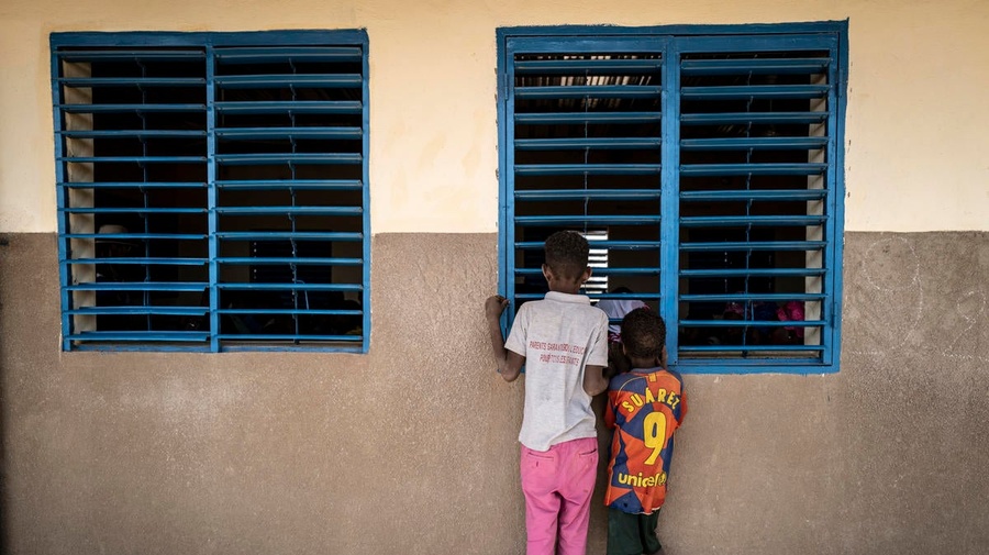 Burkina Faso. UN High Commissioner for Refugees visits Goudoubou camp