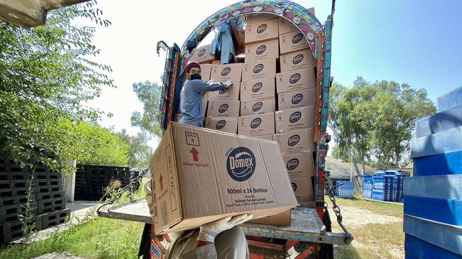 Pakistan. Unilever donates hygiene products during COVID-19 crisis