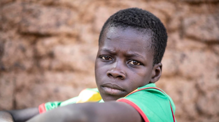 Burkina Faso. Thirty-three family members internally displaced by violence