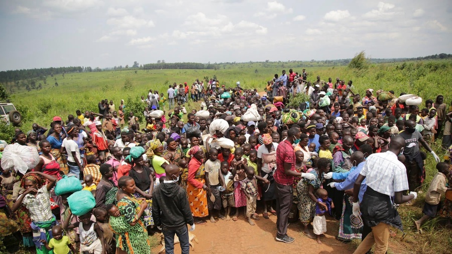 Uganda. Seeking safety over the border