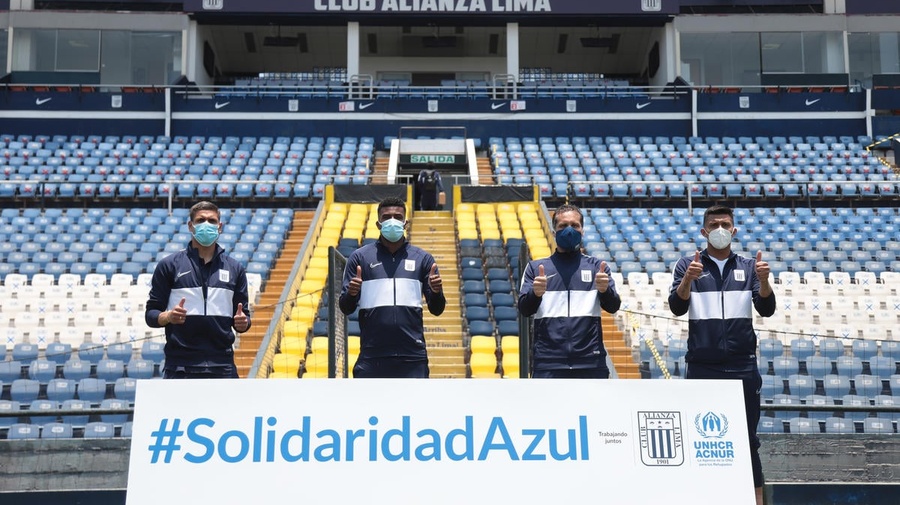 Peru. Peruvian football club Alianza Lima partners with UNHCR to support refugees