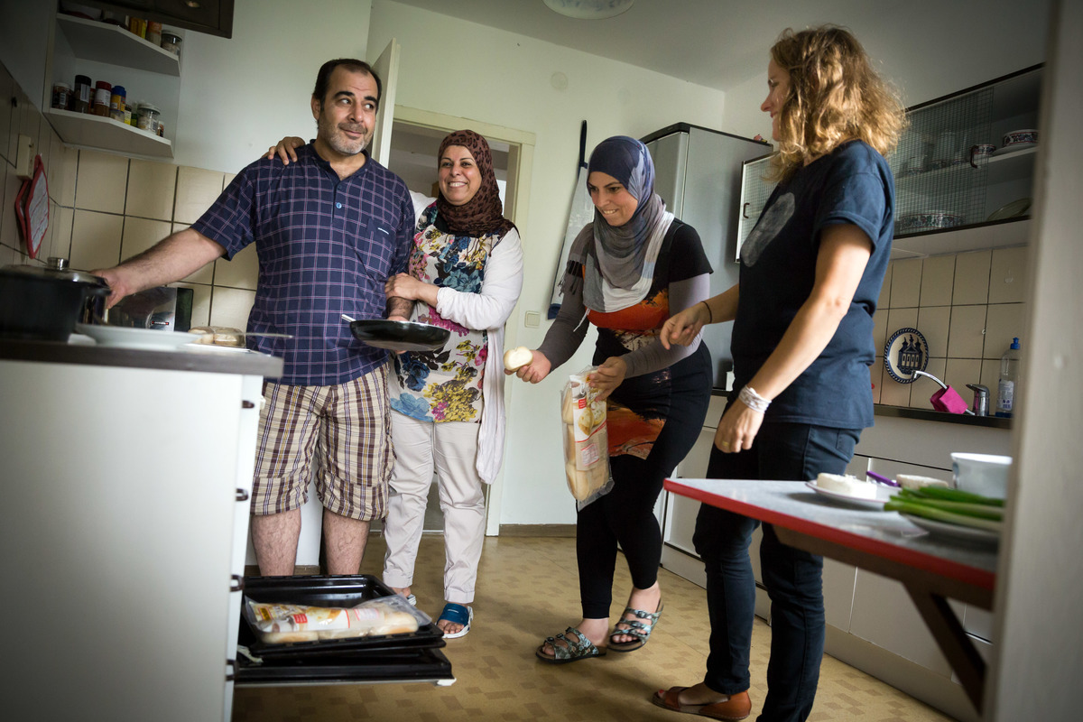 Germany. Safe haven after hellish journey for Syrian family