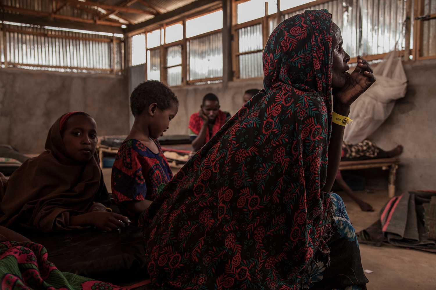 Ethiopia. Aisha and her seven children have left everything behind looking for safety