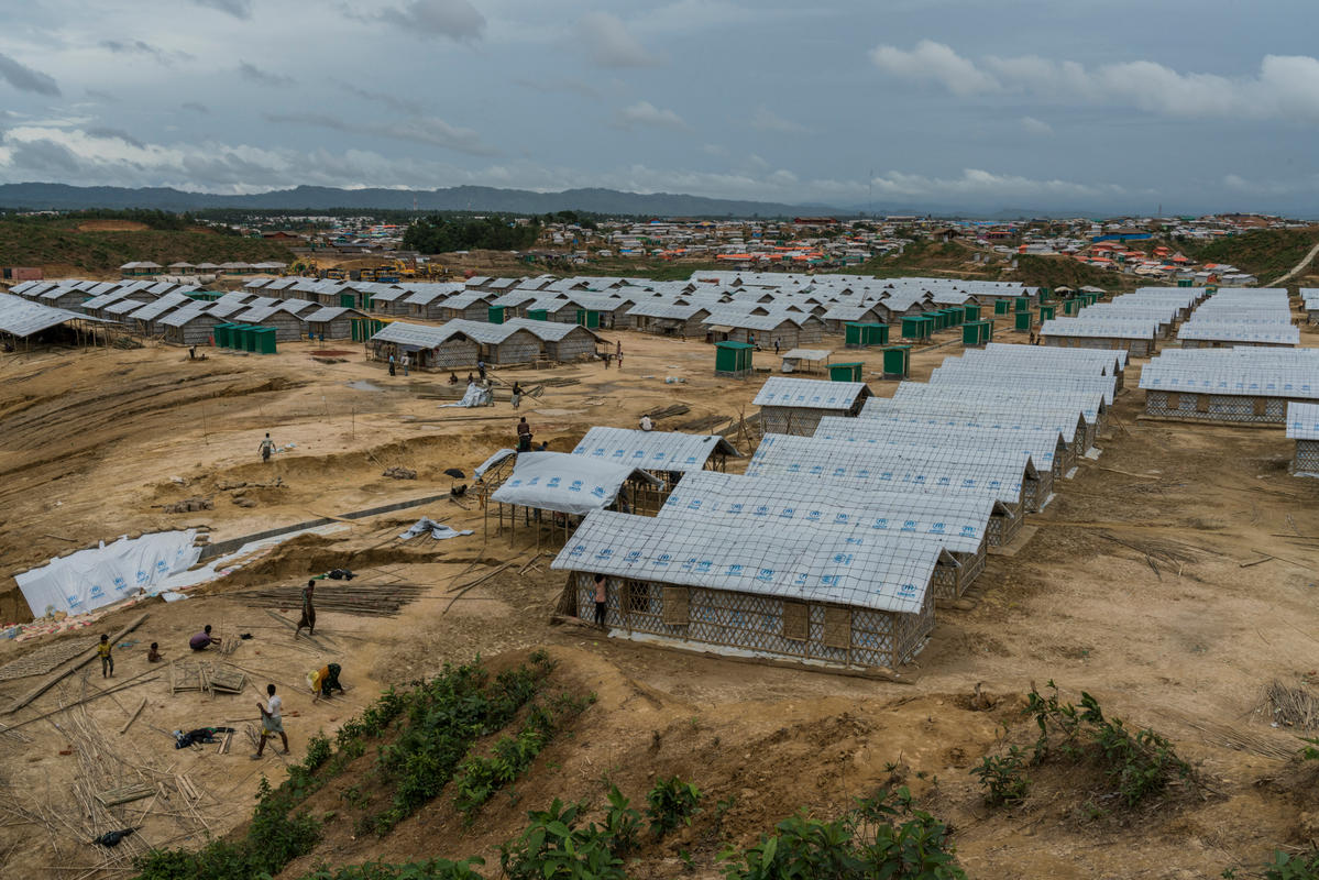 Bangladesh. Rohingya refugees in Kutapalong camp