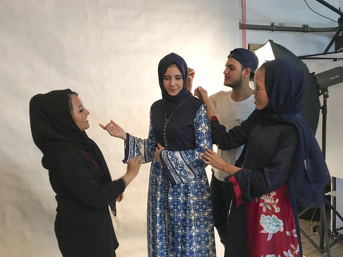 Indonesia. Fashion guru empowers refugees without legal rights to work or study