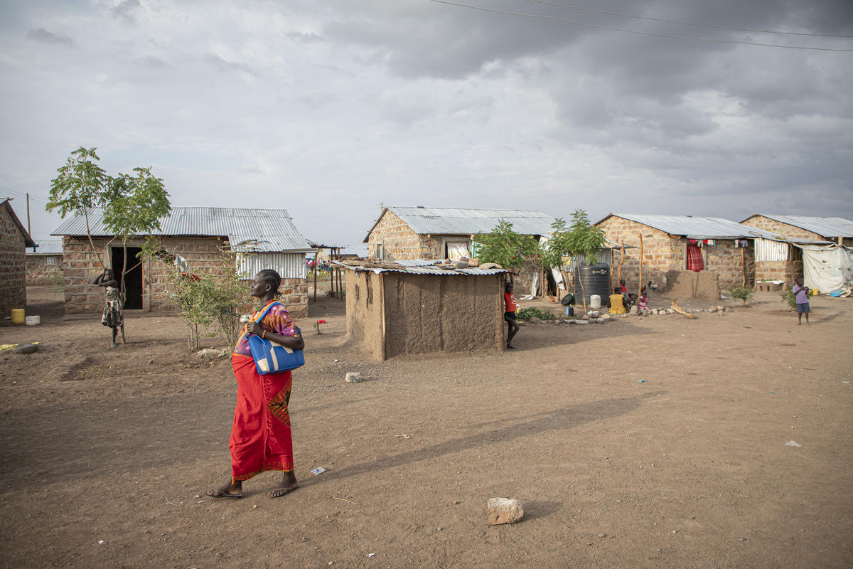 Kenya. Cash for Shelter project highlights shift from traditional camp planning