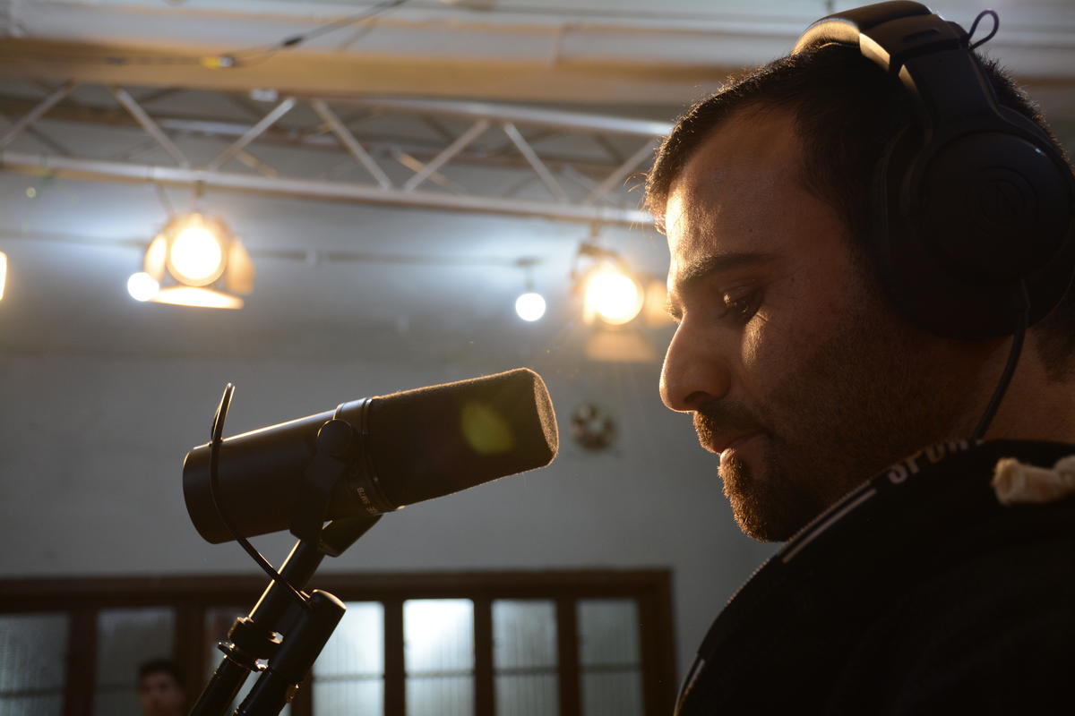 Lebanon. US music producer records album with refugee performers