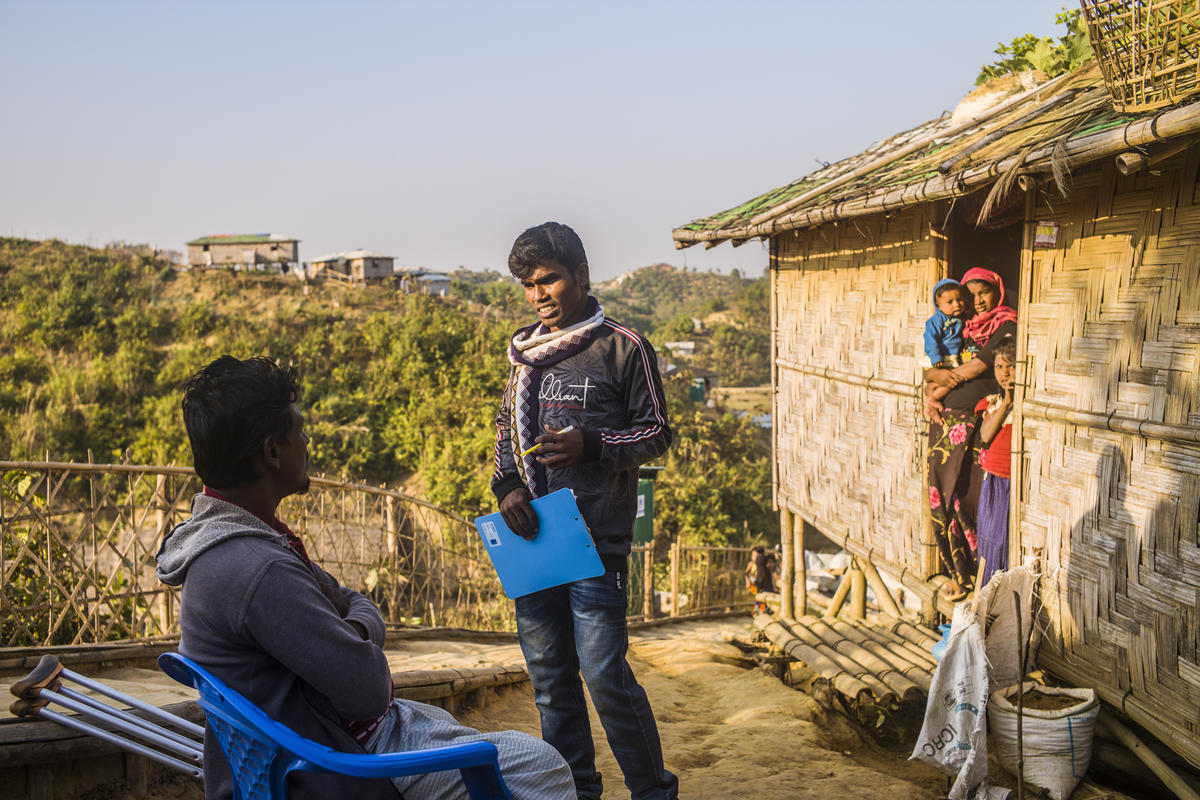 Bangladesh. Rohingya refugee in Charkmakul refugee camp, Teknaf