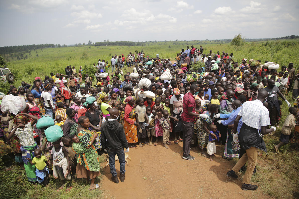 Uganda. Seeking safety over the border