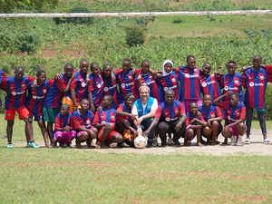 UNHCR Goodwill Ambassador Alfonso Herrera and FC Barcelona Foundation visit Nakivale and Oruchinga refugee settlements in Uganda to highlight the power of sport for refugees.