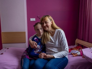 Poland. Refugees from Ukraine at the Kapelanka hostel