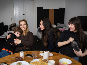 Denmark. Syrian mother reunited with children she feared had drowned