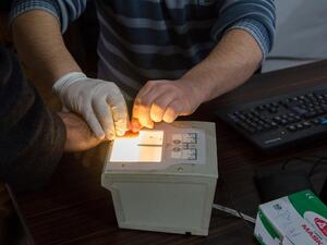 Turkey. Wazam and Aysha's journey to Suruc camp