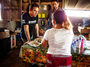 Guatemala. UNHCR Goodwill Ambassador Ben Stiller visits refugees
