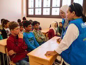 Syria. giving thousands of children a chance in quality education