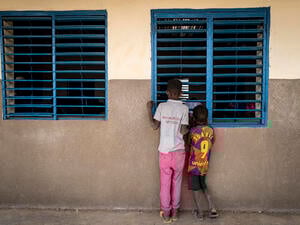 Burkina Faso. UN High Commissioner for Refugees visits Goudoubou camp