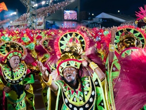 For Yves Abdalá, taking part in Rio's Carnival parade was 'pure happiness.'