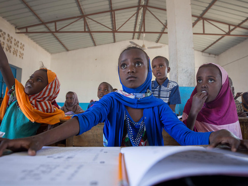 Djibouti. Education for refugees