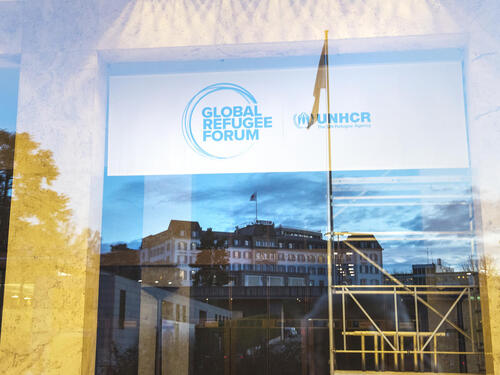 Switzerland. Preparations for the Global Refugee Forum at the Palais des Nations