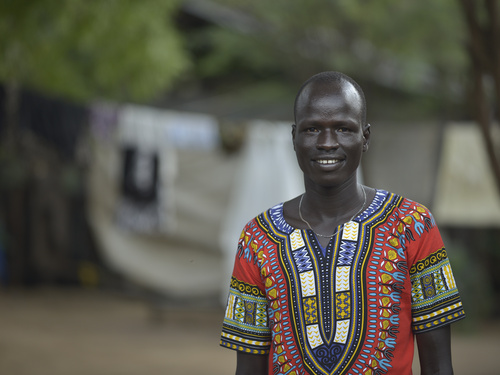 Goodwill Ambassador for UNHCR and olympic athlete, Yiech Pur Biel. 