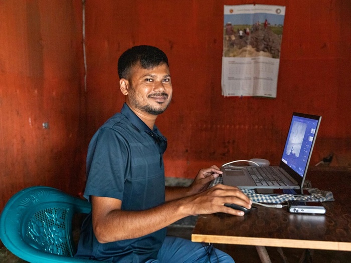 Bangladesh. UNHCR Nansen Refugee Award, 2023 Regional Winner for Asia and the Pacific, the Rohingya Storytellers, shine a light on their community