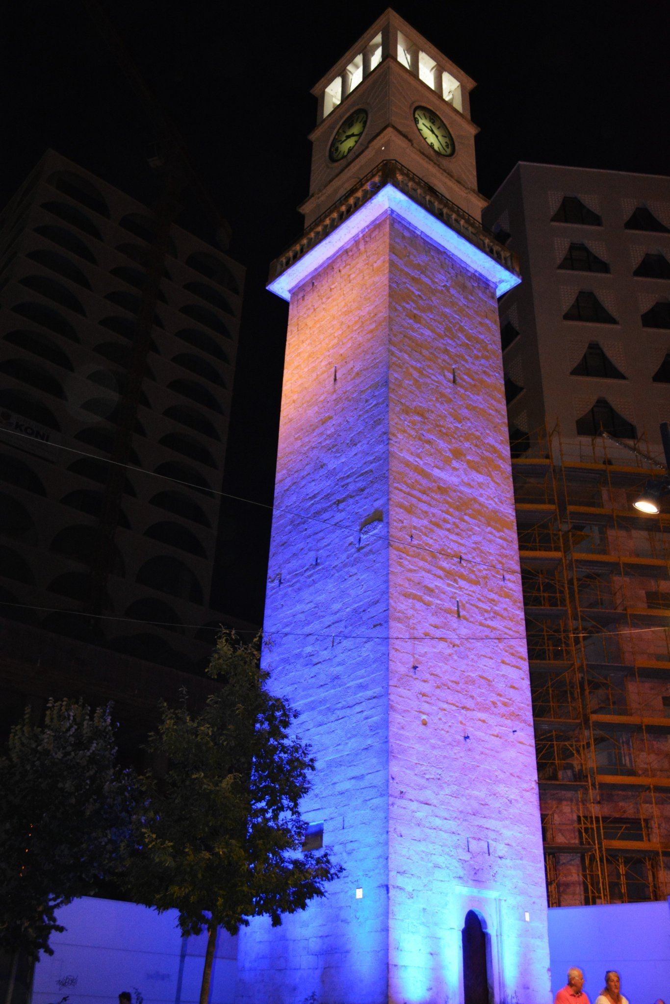 Clock Tower - Tirana, Albania in Blue