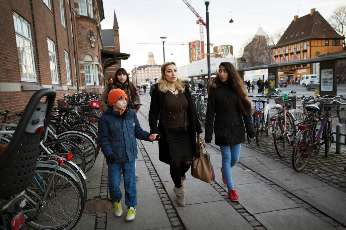 Denmark. Syrian mother reunited with children she feared had drowned