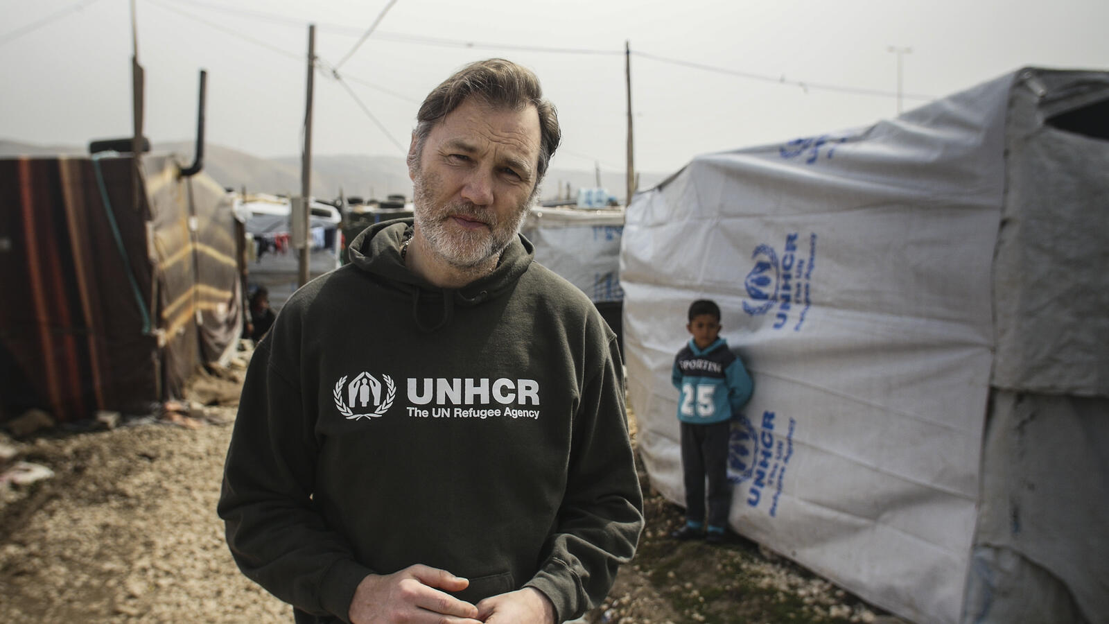 UNHCR Goodwill Ambassador David Morrissey visits Syrian refugees in Lebanon