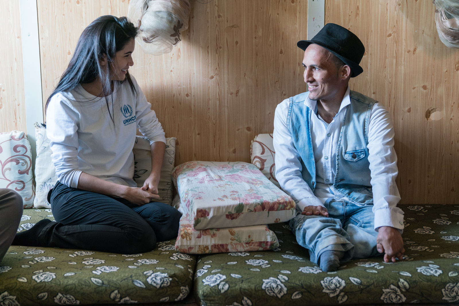 UNHCR Goodwill Ambassador Praya Lundberg visits Syrian refugees in Jordan