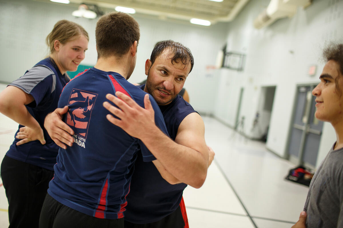 Former Syrian wresting champion ready for second round