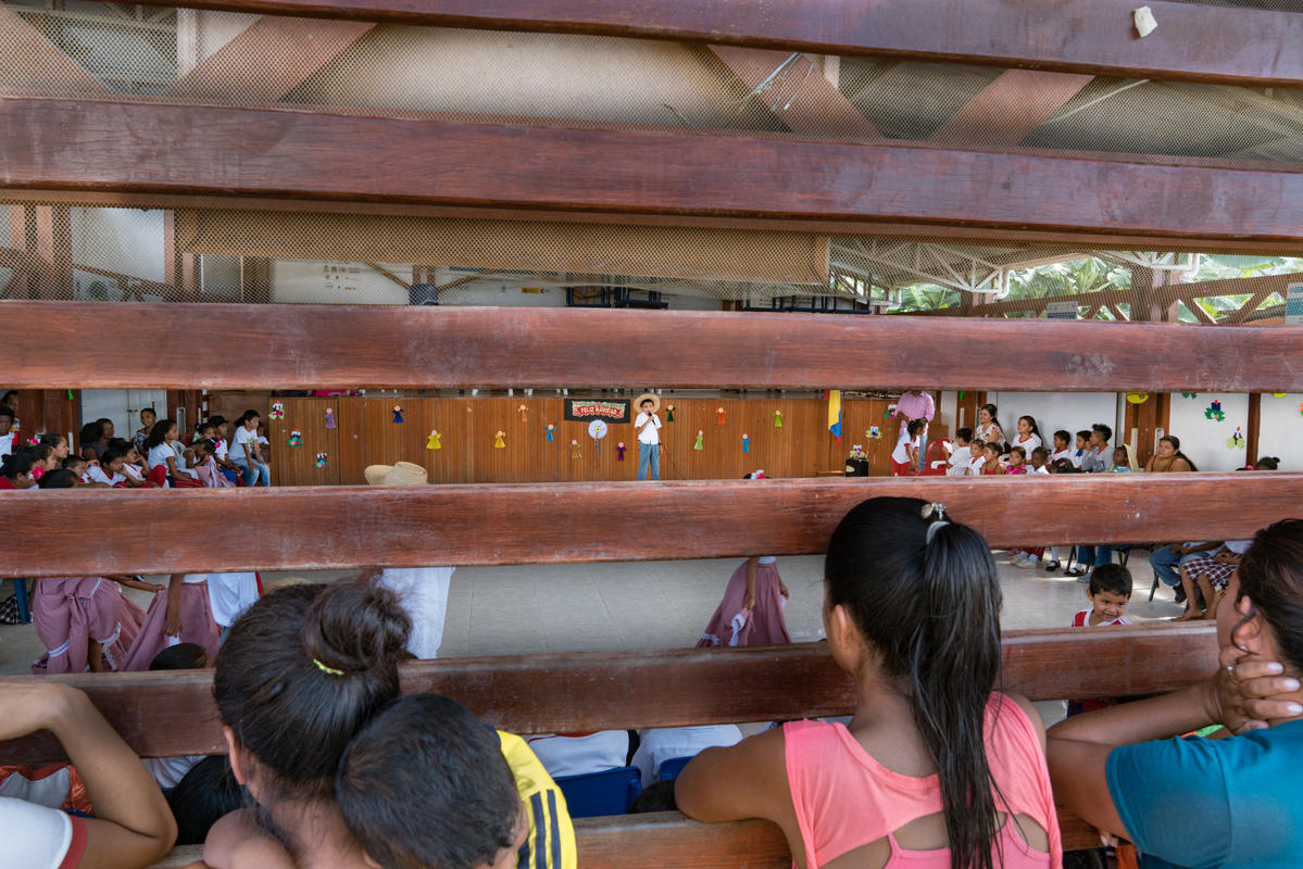 Colombia. Life in the 'Nueva Esperanza' settlement near Macao