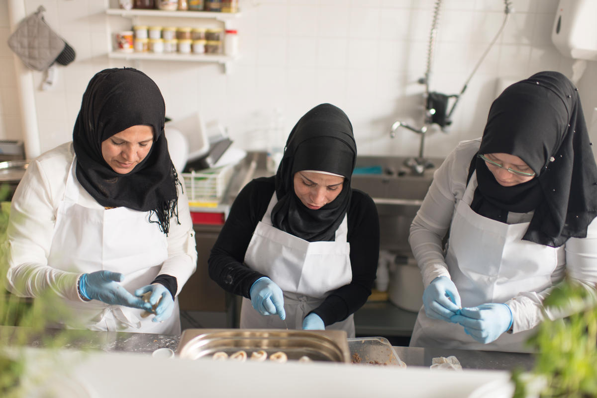 Belgium. Entrepreneur refugee brings Syrian cuisine to the heart of Europe