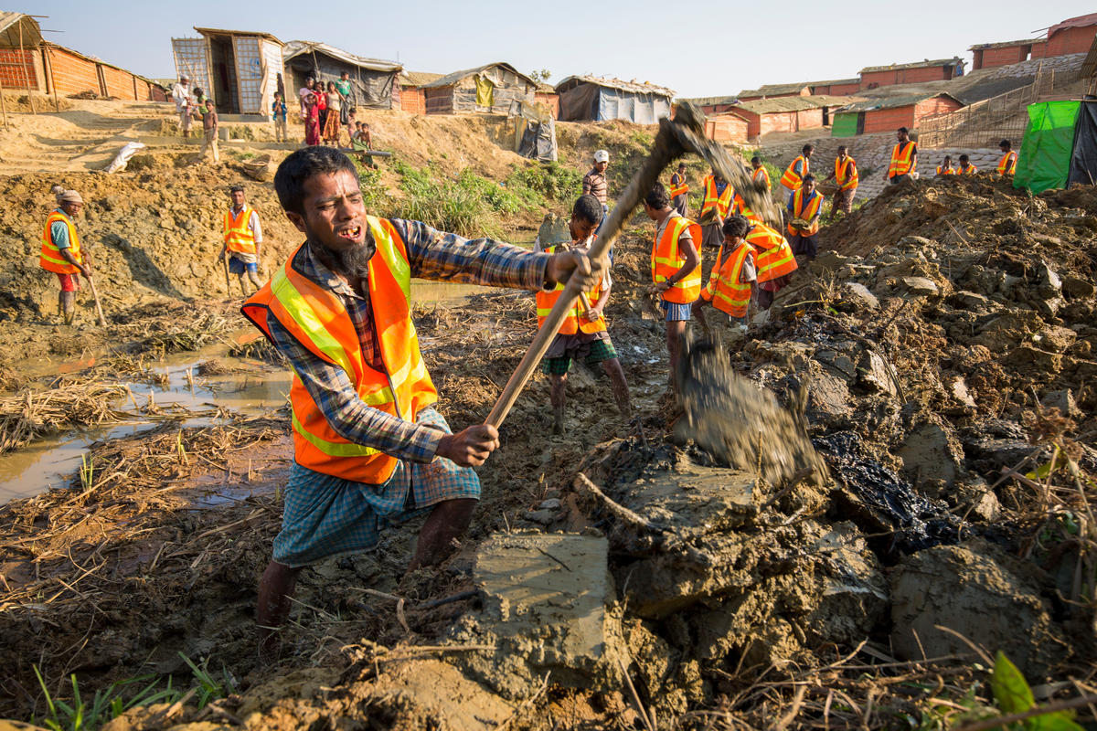 Bangladesh. Kutupalong expanded and made safer by UNHCR and partners