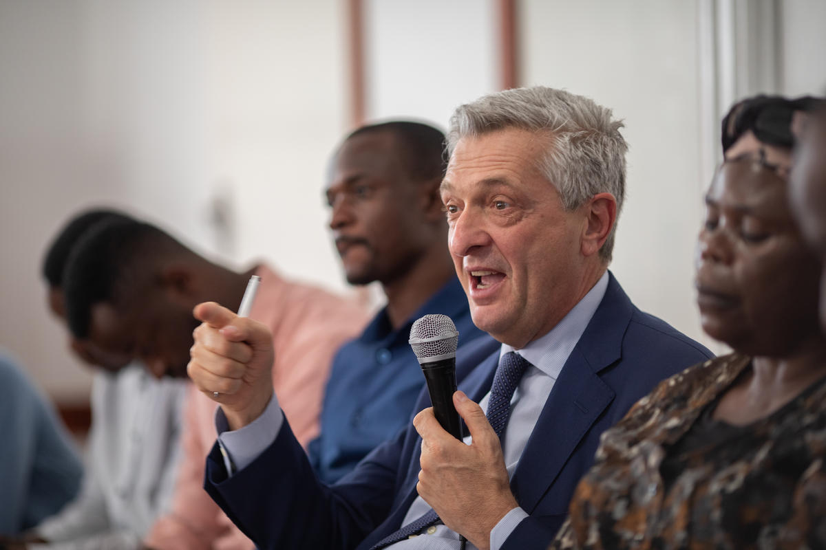 South Africa. Refugees Chief Meets with Refugees affected by violence in Johannesburg