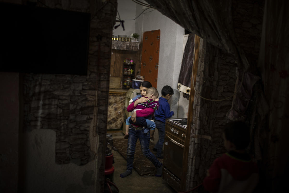 Jordan. Nine years of conflict weigh heavy on Syrian refugee girl