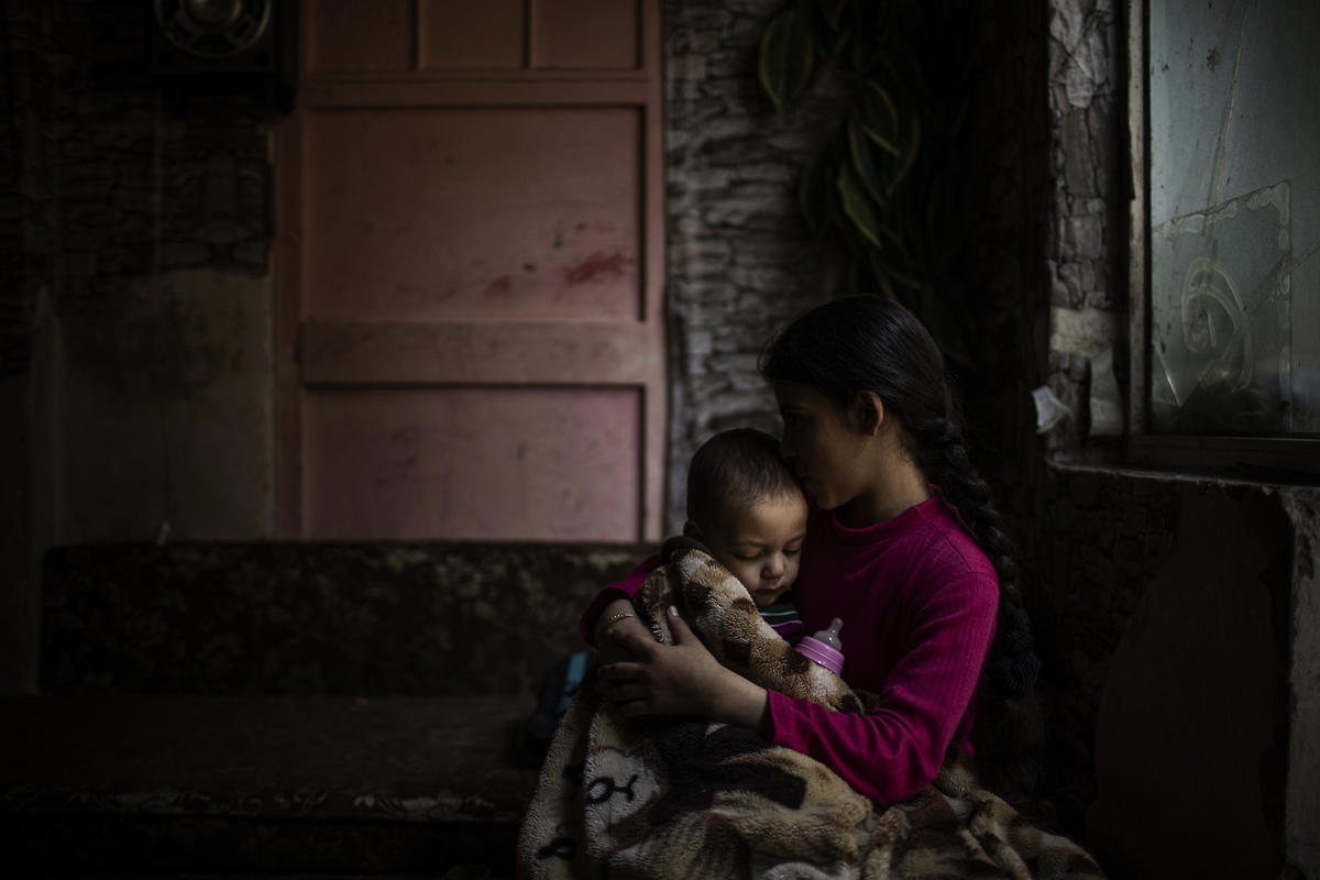 Jordan. Nine years of conflict weigh heavy on Syrian refugee girl