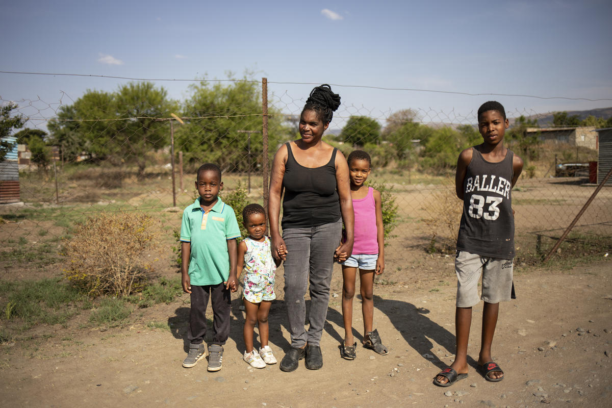 South Africa. Stateless woman's daily struggle