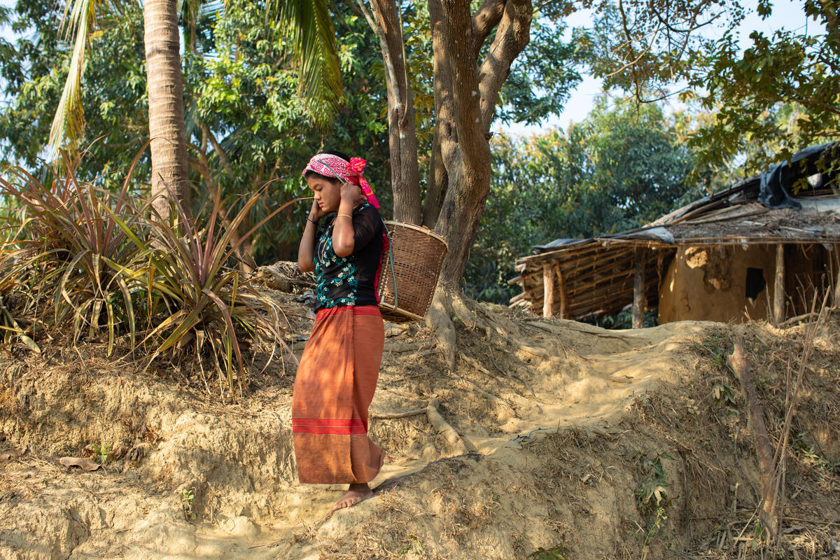 Bangladesh. The establishment of vegetable collection centres has impacted many lives in Cox's Bazar by improving the livelihood condition of the most affected families and individuals like Mathana Chakma