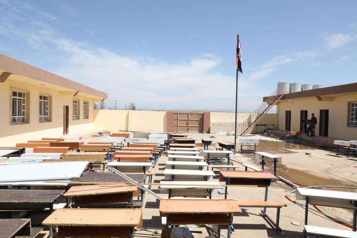 Iraq. Internally displaced persons in Iraq have returned to their points of origin, but some services are still lacking