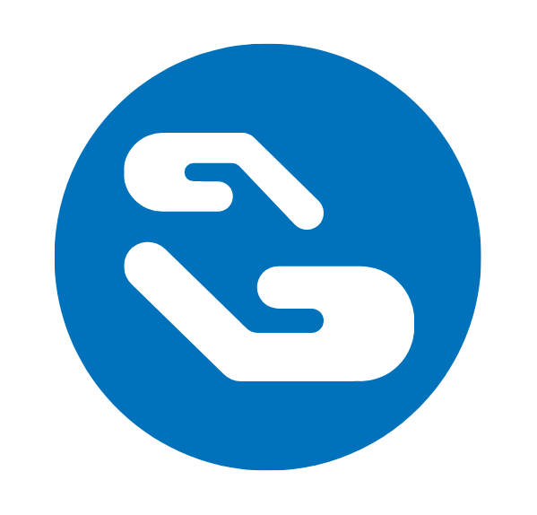 An icon of a little hand reaching for a bigger hand