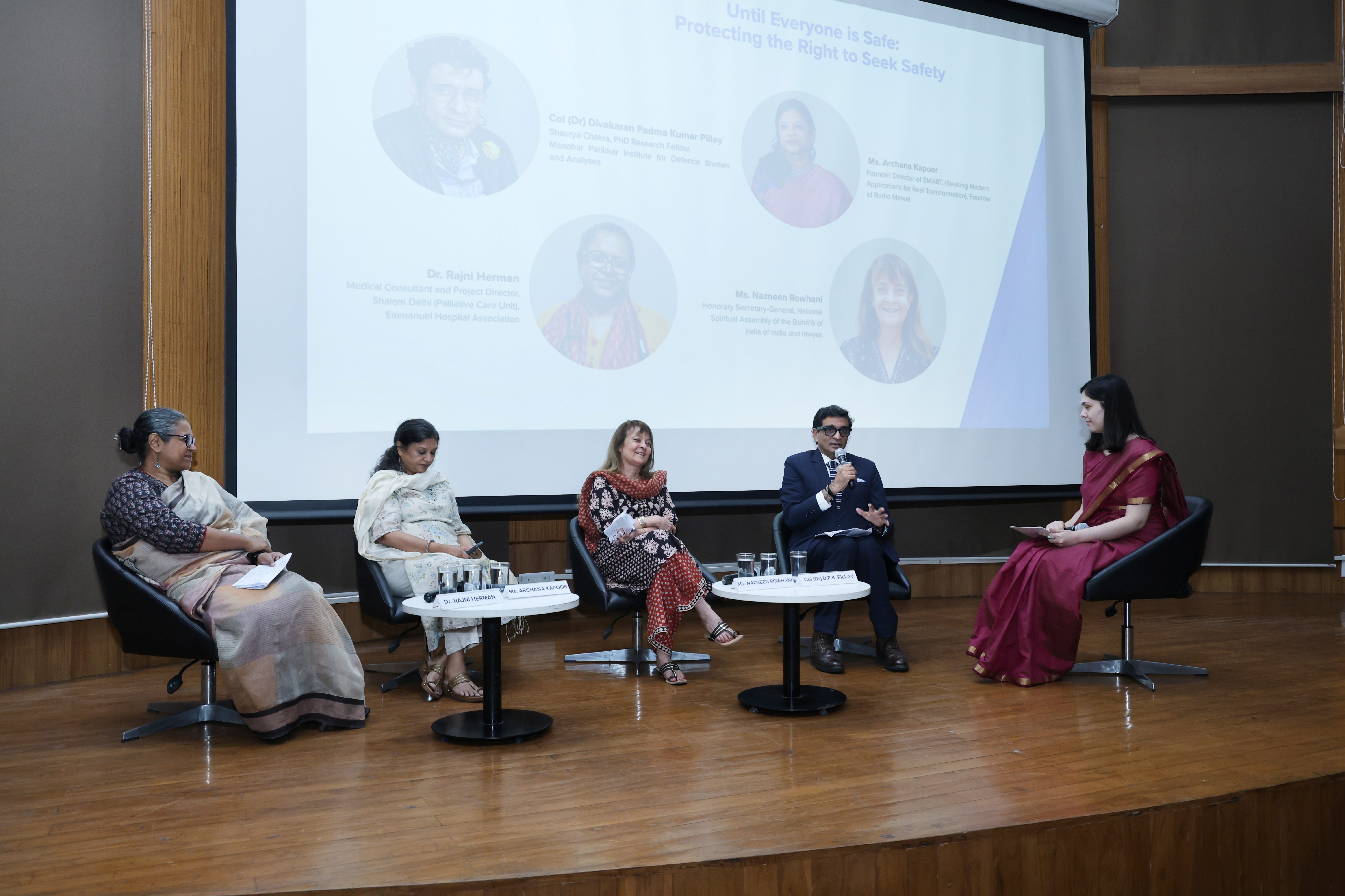 Experts from peace and security, healthcare, community media and community education discuss what it means to ensure that everyone is safe, highlighting that lasting protection is built through dignity, inclusion and collective action.