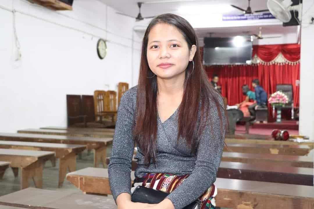 Portrait of Chin refugee from Myanmar, Susan.
