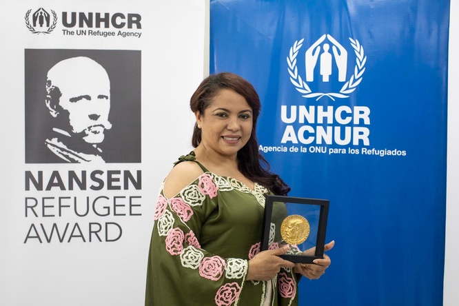 Colombia. Youth worker becomes Nansen Refugee Award Laureate 2020.