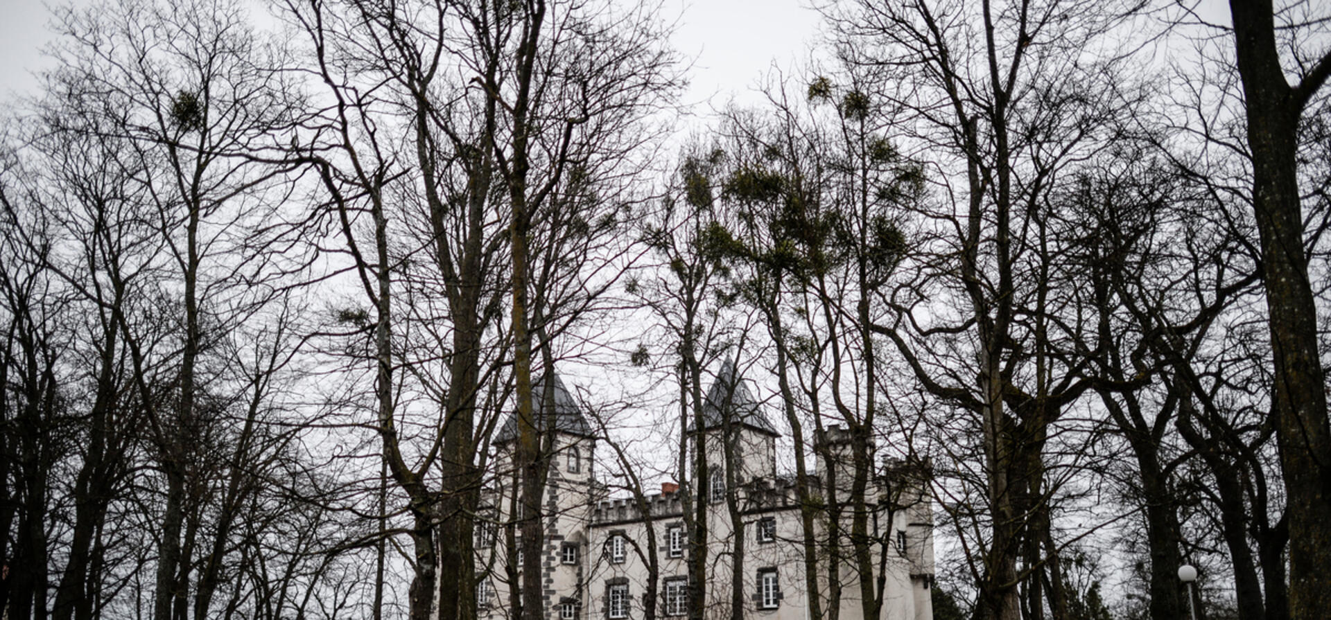 France. Rural village opens its chateau to refugees