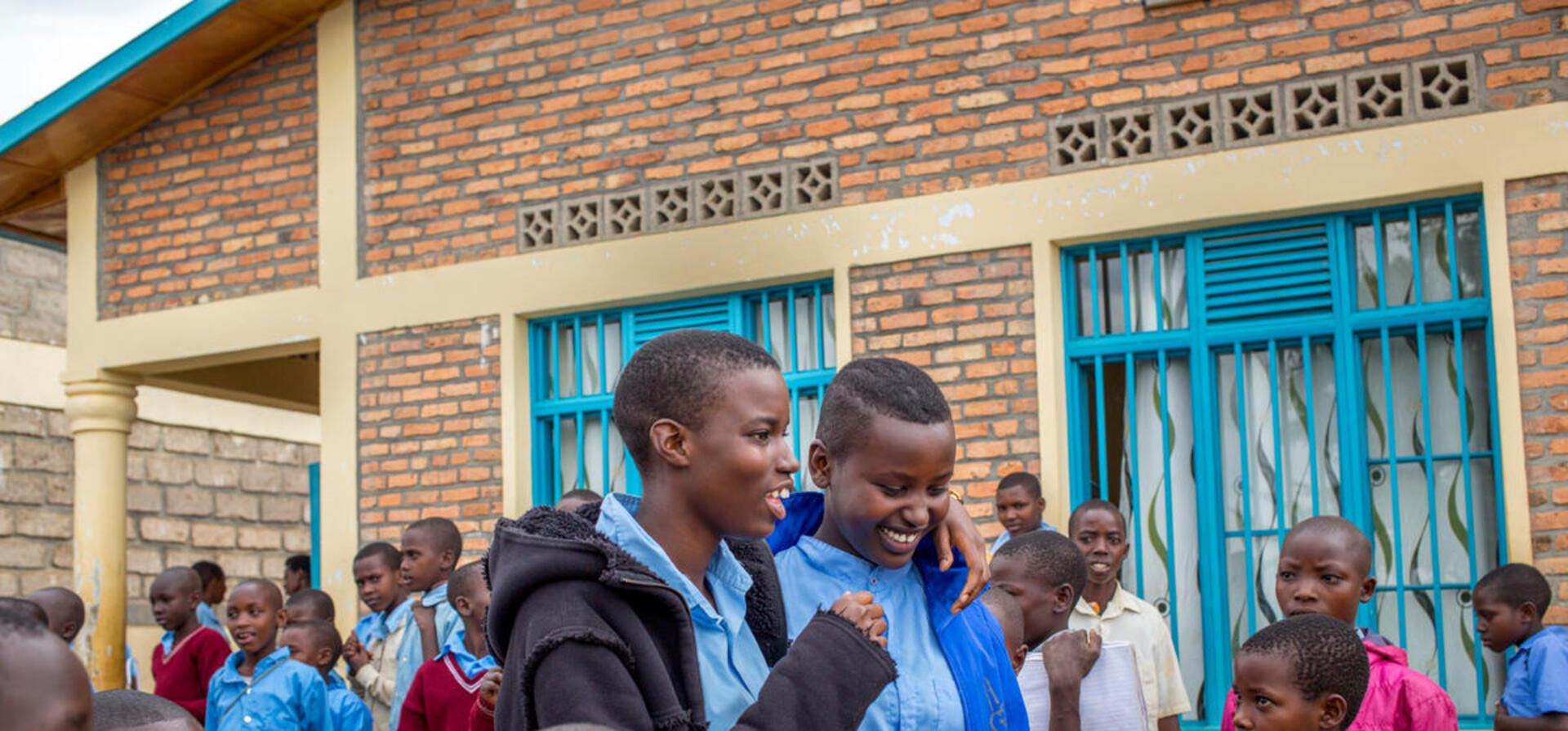 Rwanda. The school striving to give Burundian girls an education