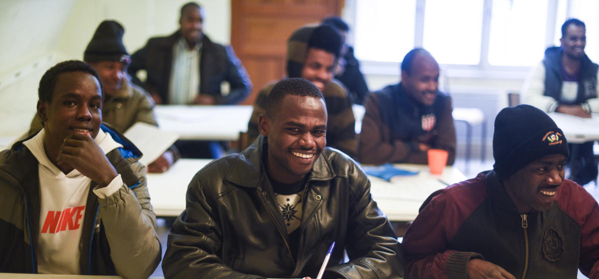 France.A Village opens homes for refugees