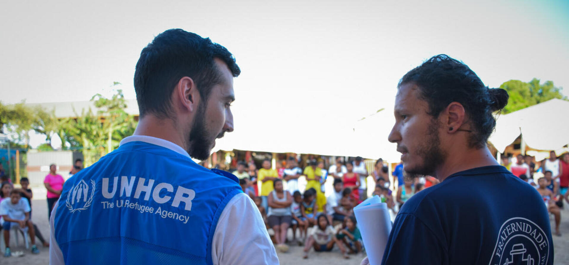Brazil. UNHCR and partners hold information sessions with Warao community